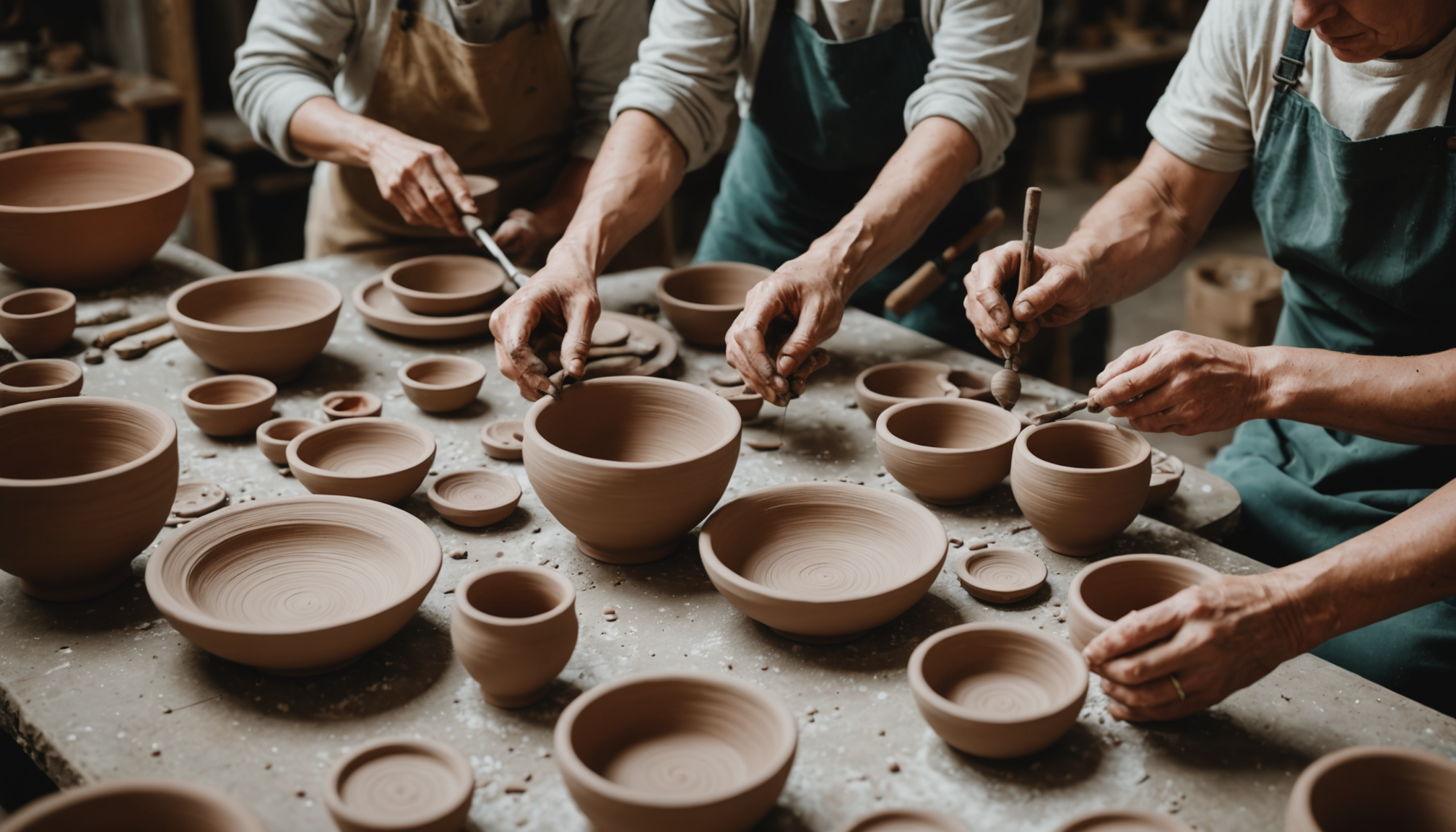 participez à nos ateliers créatifs de céramique et apprenez à façonner, décorer et personnaliser vos propres créations en argile. accessible à tous les niveaux, pour développer votre créativité dans une ambiance conviviale.