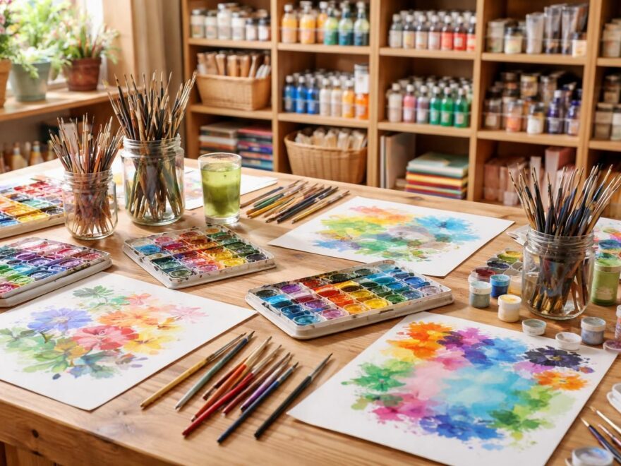 découvrez les loisirs créatifs artistiques avec peinture acrylique, aquarelle et cultura pour libérer votre créativité et réaliser des œuvres uniques.